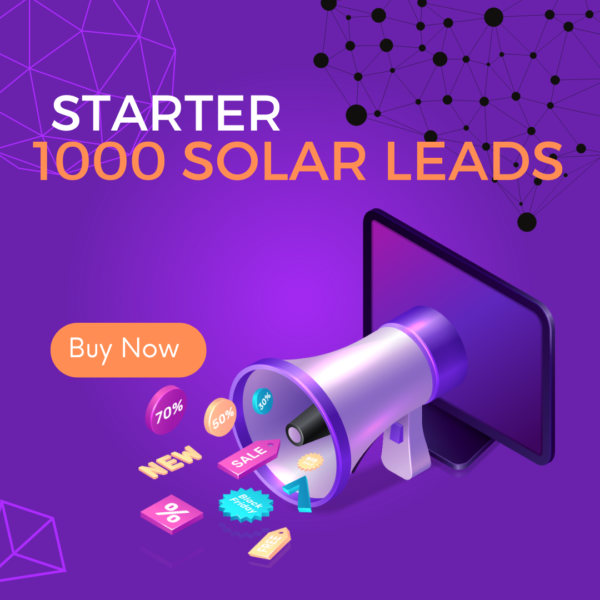 1000 US Solar Leads